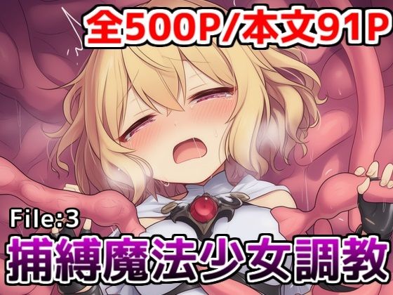 【無料エロ漫画】捕縛魔法少女調教File:3〜魔法少女がアクメ魔法と丸?み触手で悶絶イキ○問調教されちゃう話(saltワークス) d_685243