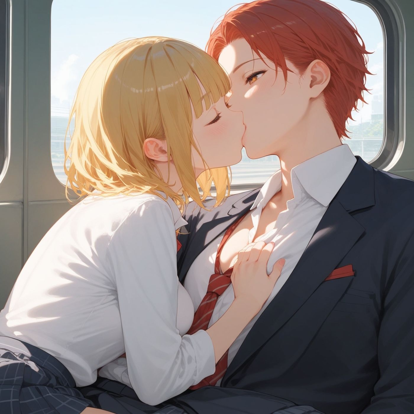 ビッチ用レ●プ車両!乗ったら終点まで乗り継ぎまくってください9【制服美少女の厳選CG216枚収録】 画像9