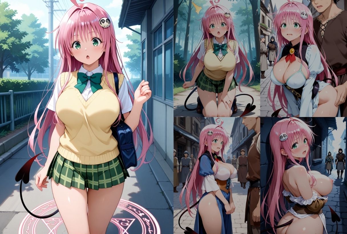 サンプル画像6:絶対服従  異世界転生した先でめっぽう犯●れる女たち(AIマニア) [d_685375]