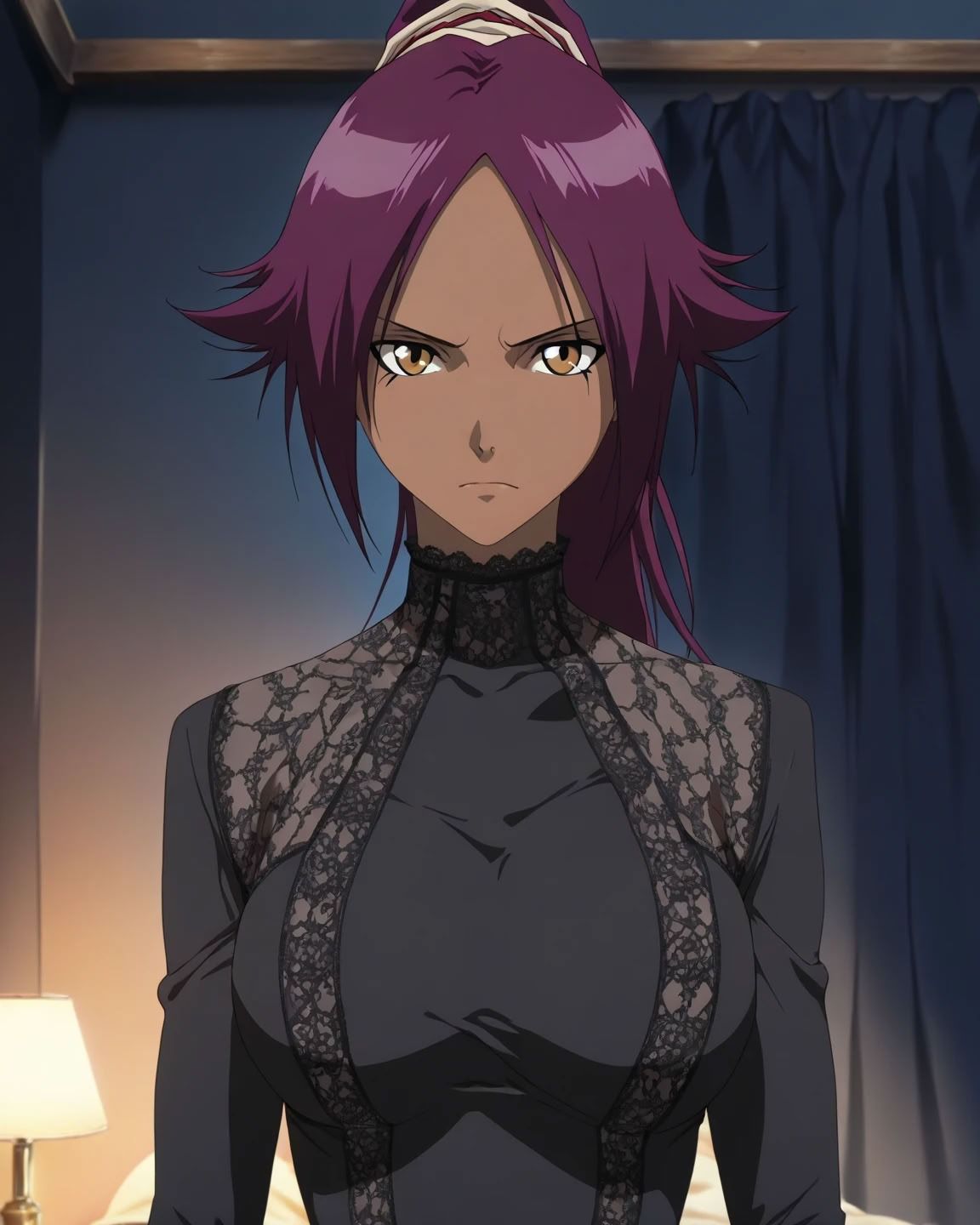 サンプル画像1:夜一、中年男と肉欲SEX（BLEACH）(NTR Art) [d_685379]