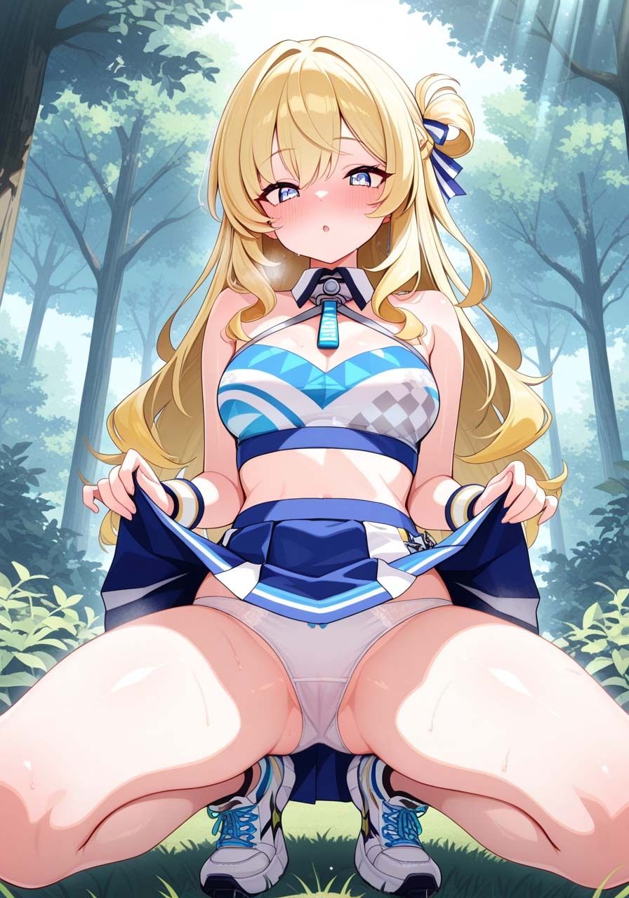 サンプル画像2:チラッとチアガール(AI beauty Lab) [d_685394]