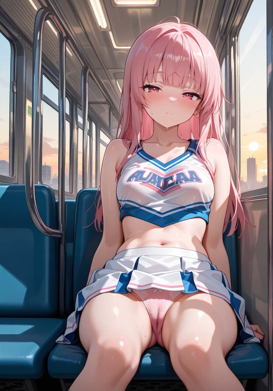 サンプル画像4:チラッとチアガール(AI beauty Lab) [d_685394]