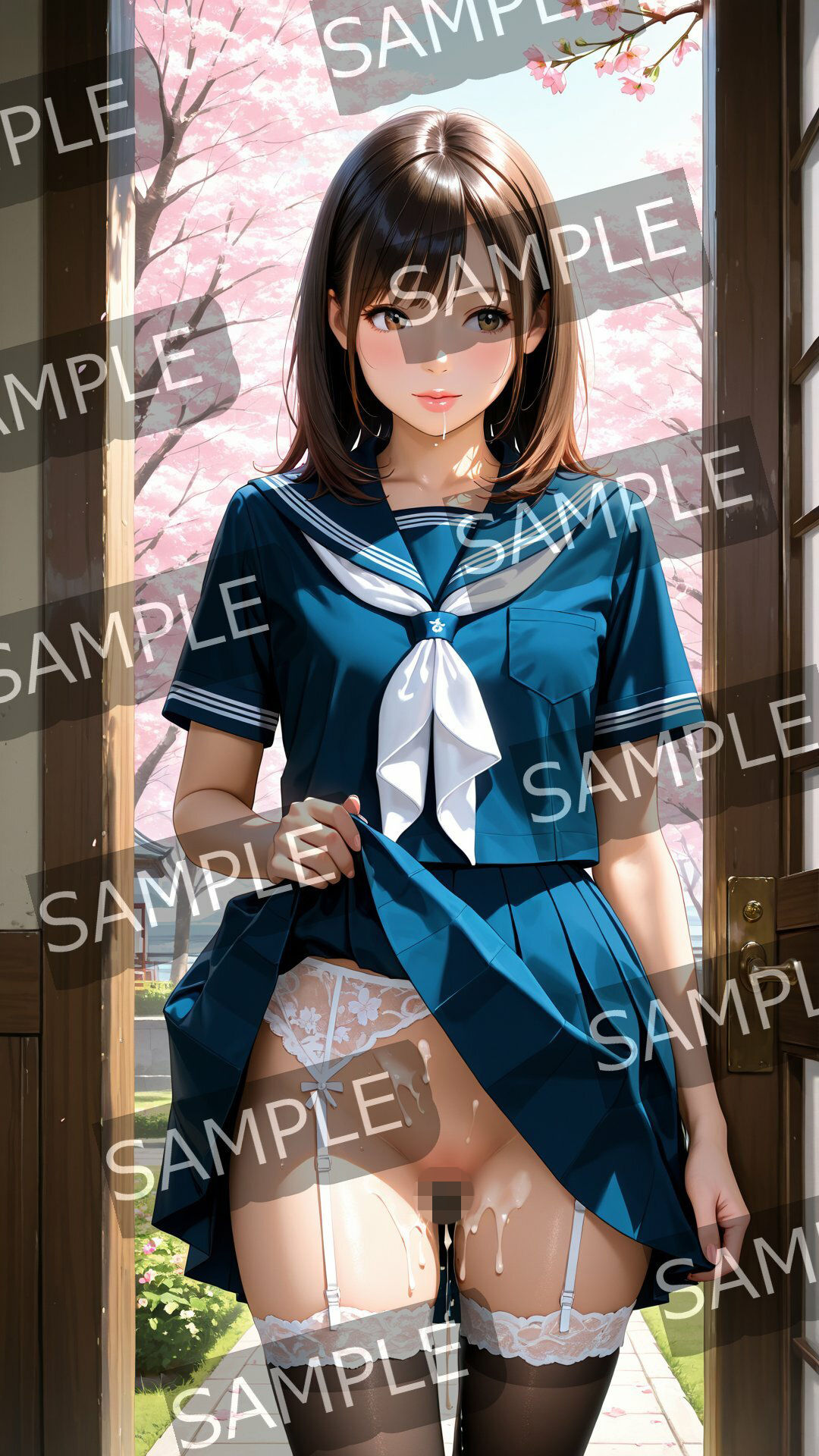 サンプル画像4:制服美女392枚セット(半月) [d_685511]