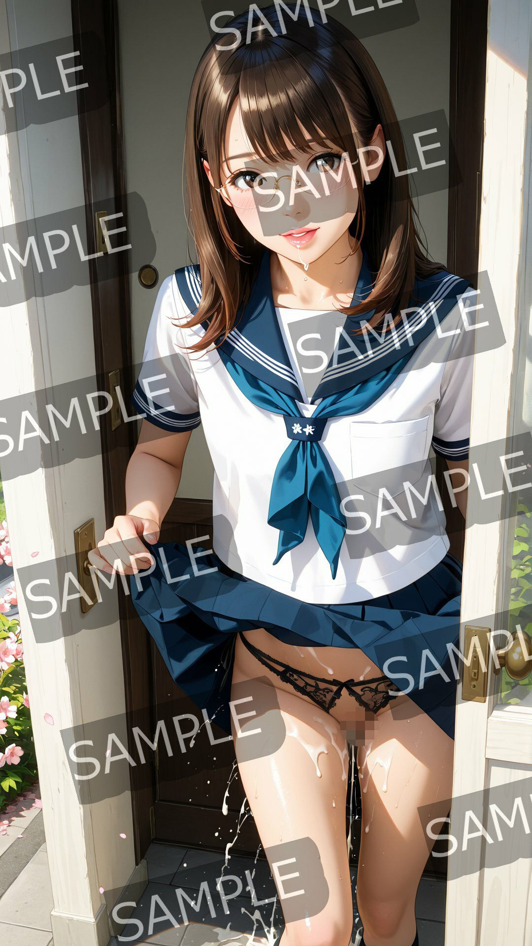 サンプル画像5:制服美女392枚セット(半月) [d_685511]