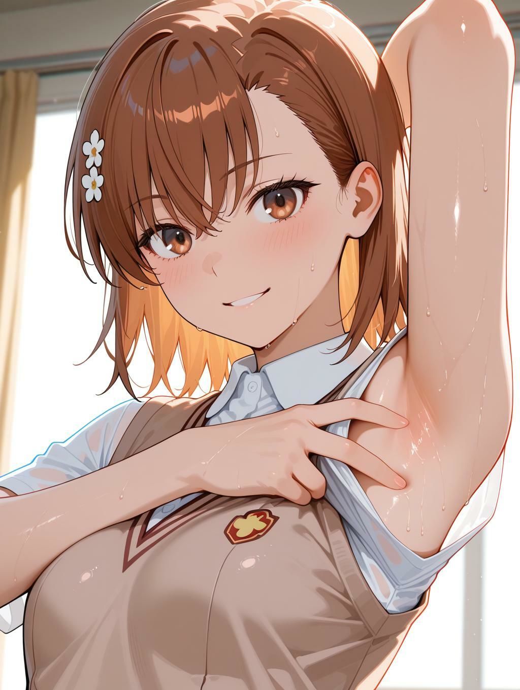 サンプル画像1:とあるミコトの腋画集(てむやてさんくた) [d_685575]