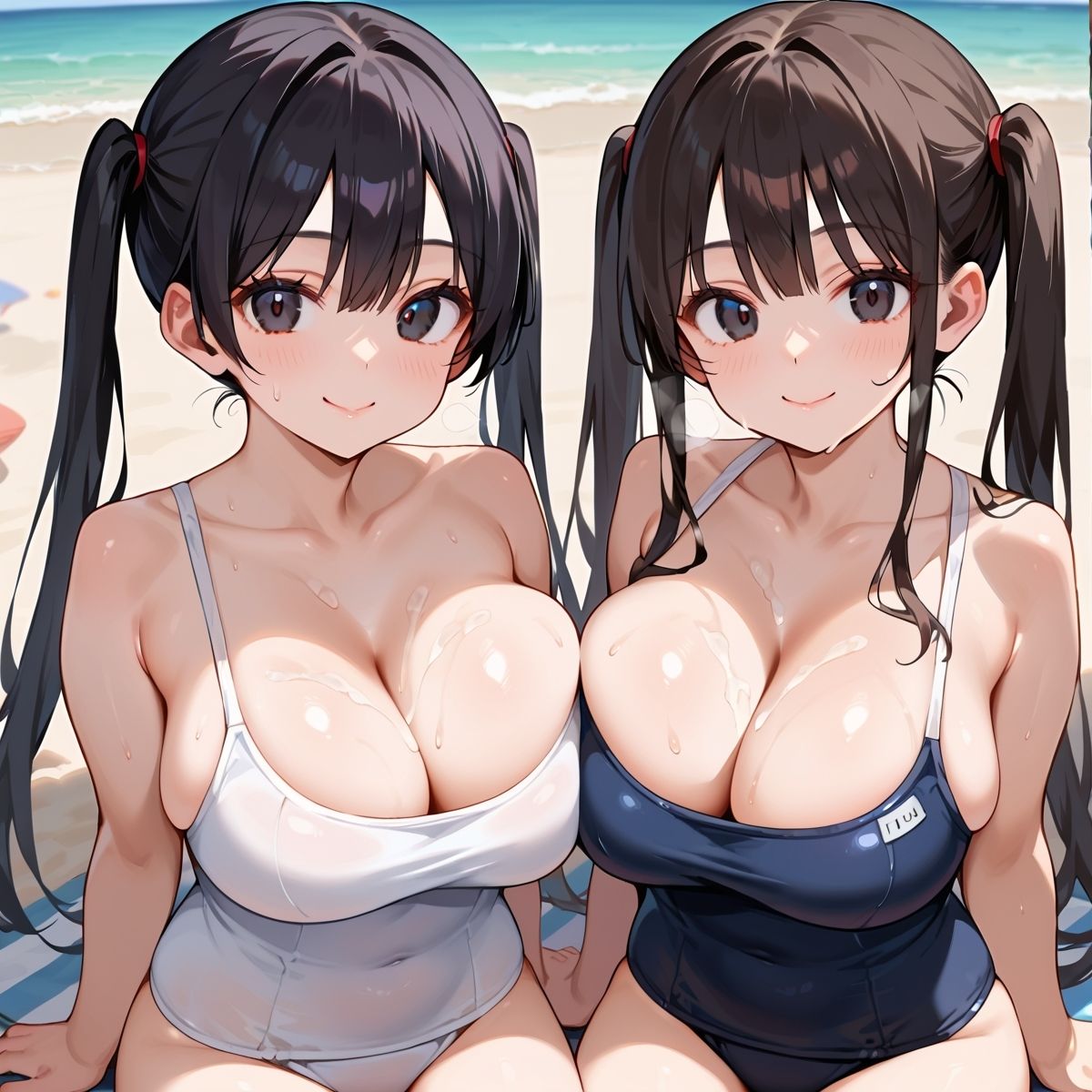 真夏の君と、ビーチサイド。1