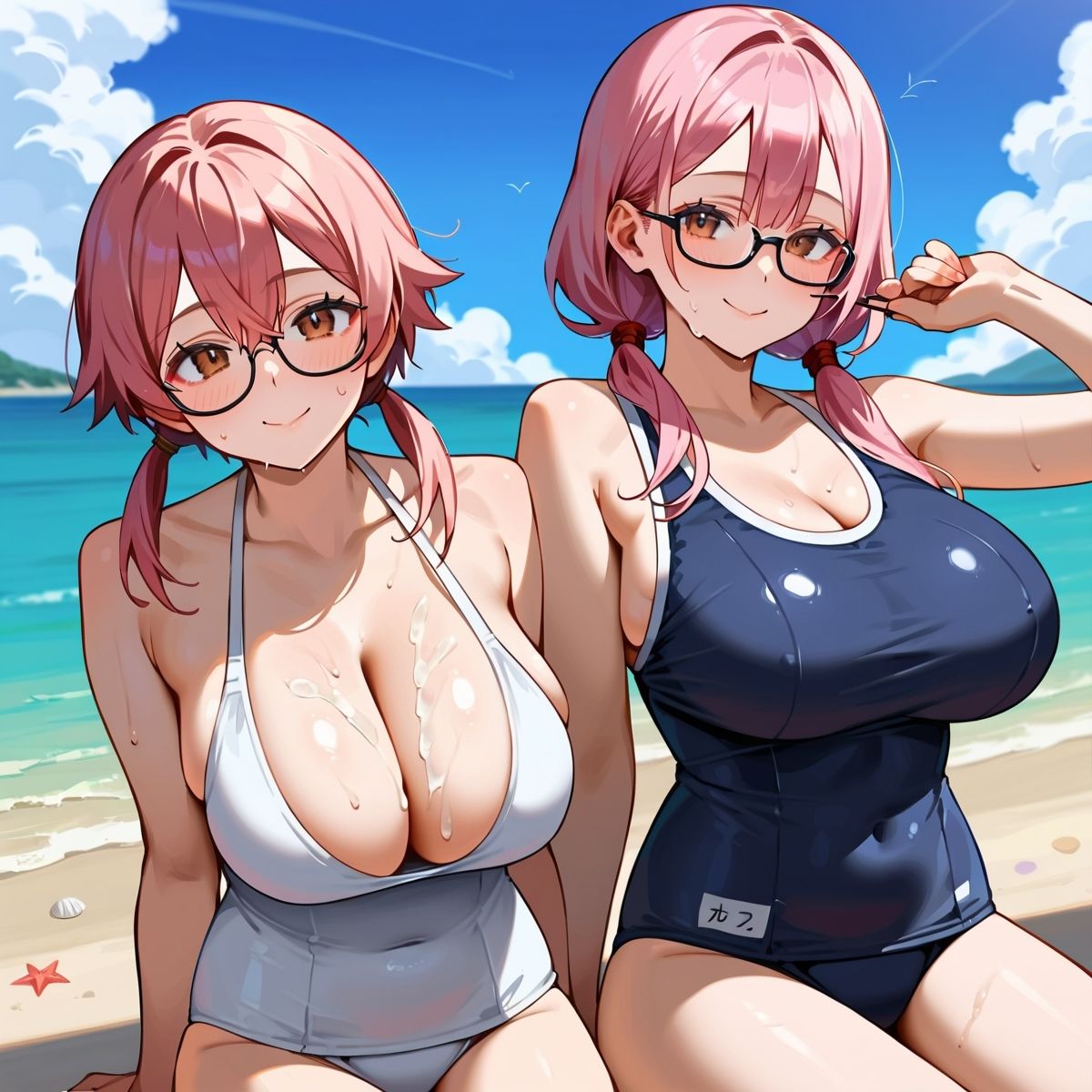 真夏の君と、ビーチサイド。32