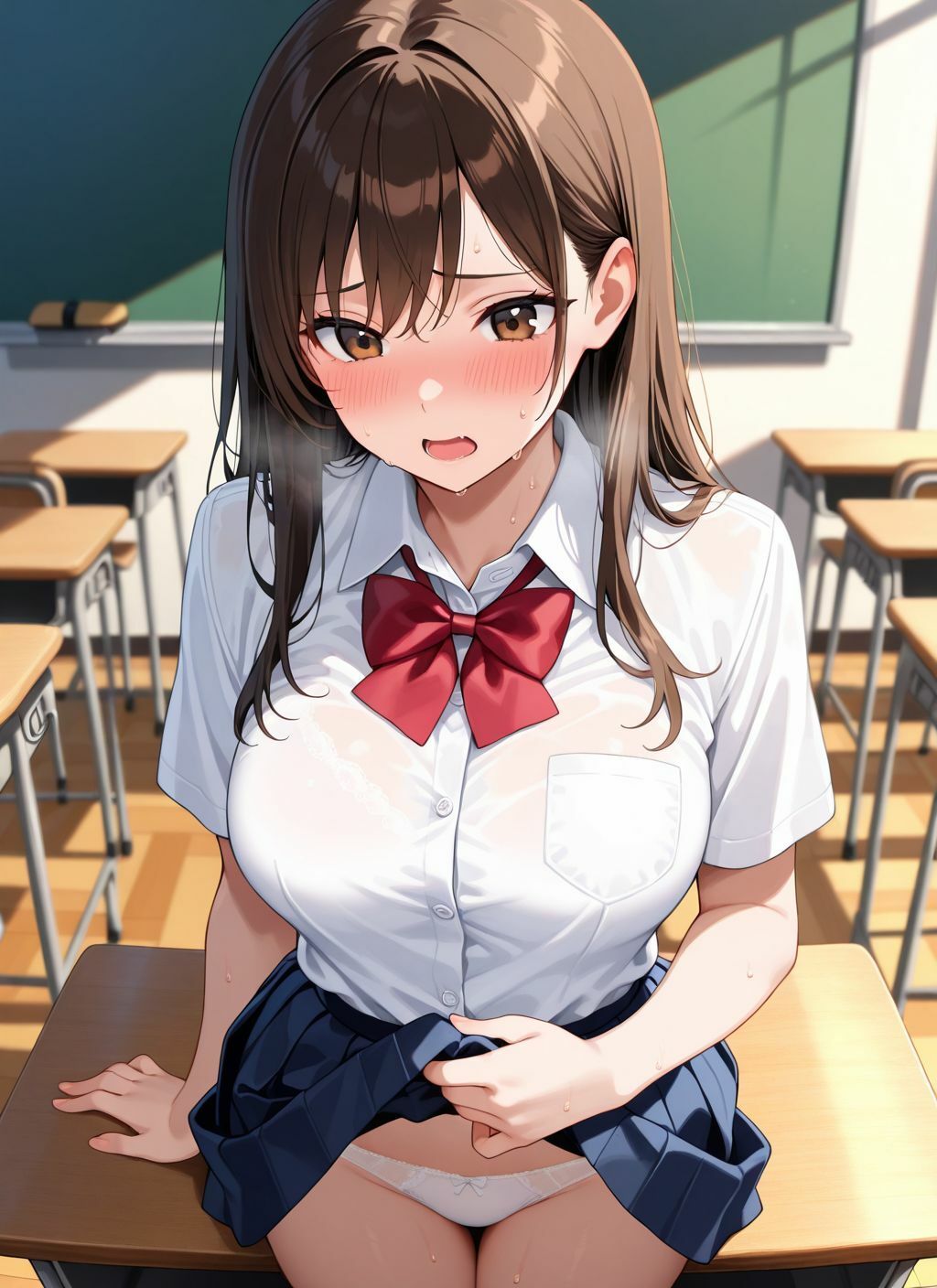 サンプル画像1:本日の肉便器〜教室汗だく中出しセックス〜(おとなスタジオ) [d_685621]