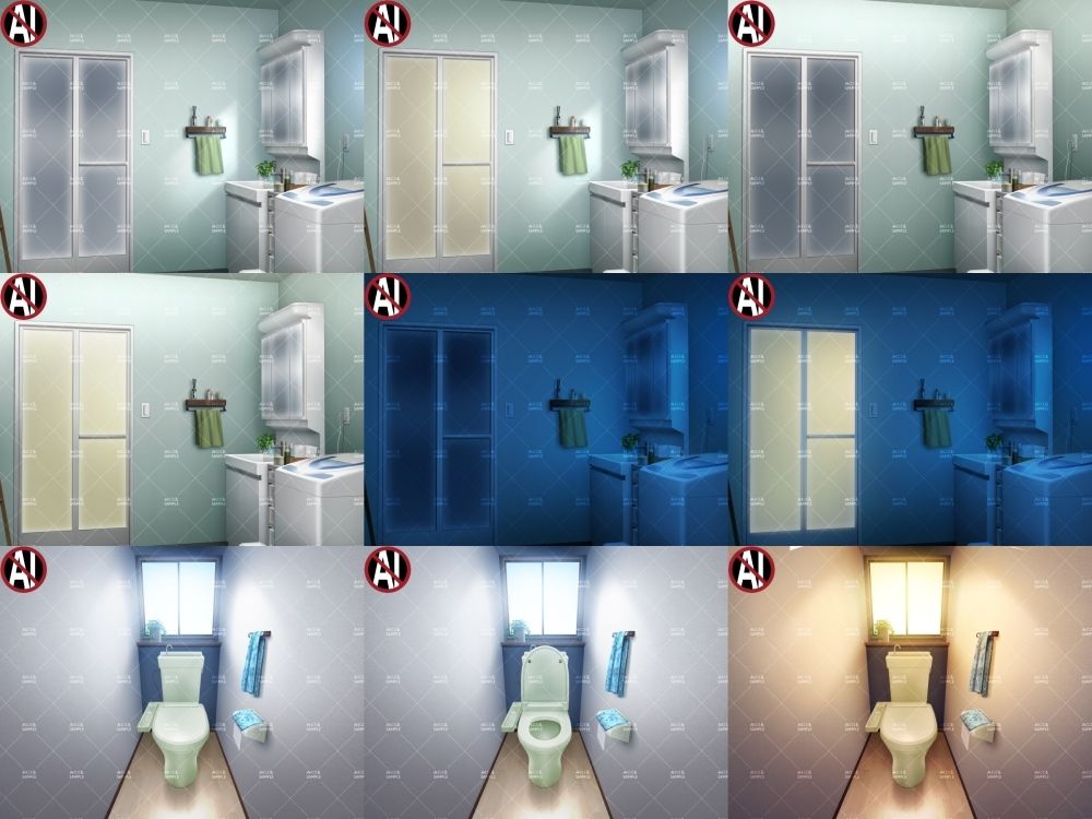 みにくる背景CG素材集『日常編』-水回り02- 画像4