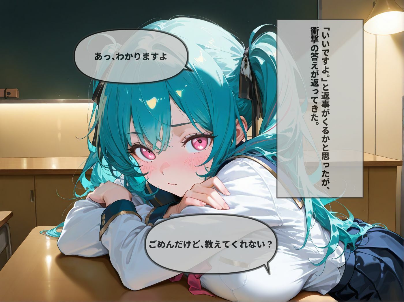 サンプル画像2:【4Kアニメ】秋講習恋愛  〜隣の席になった彼女がエロすぎて〜(ぴくぴくらんど) [d_685785]