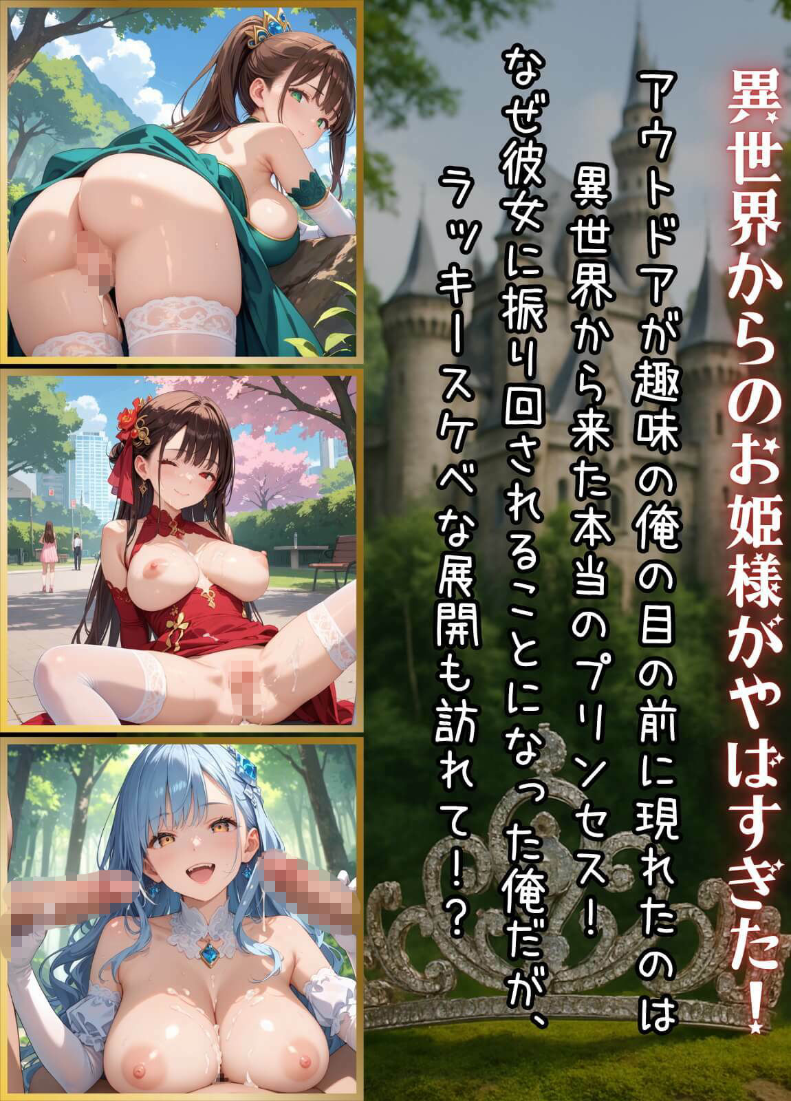 プリンセスと野獣たち！異世界のお姫様をめちゃくちゃにします！8【厳選CG240枚収録】1