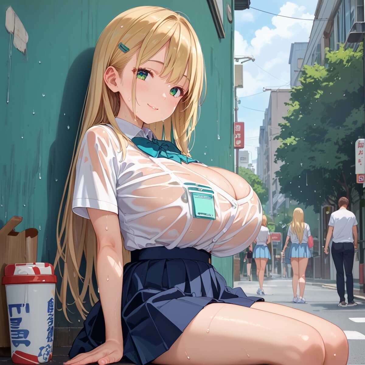 雨の日の帰りこそ至高です5!【厳選270枚】濡れた制服にギンギン! - hitomi raw無料エロ漫画(同人誌)サンプル画像 009