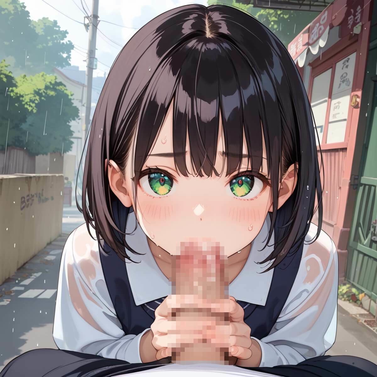 雨の日の帰りこそ至高です7！【厳選270枚】濡れた制服にギンギン！ 画像10