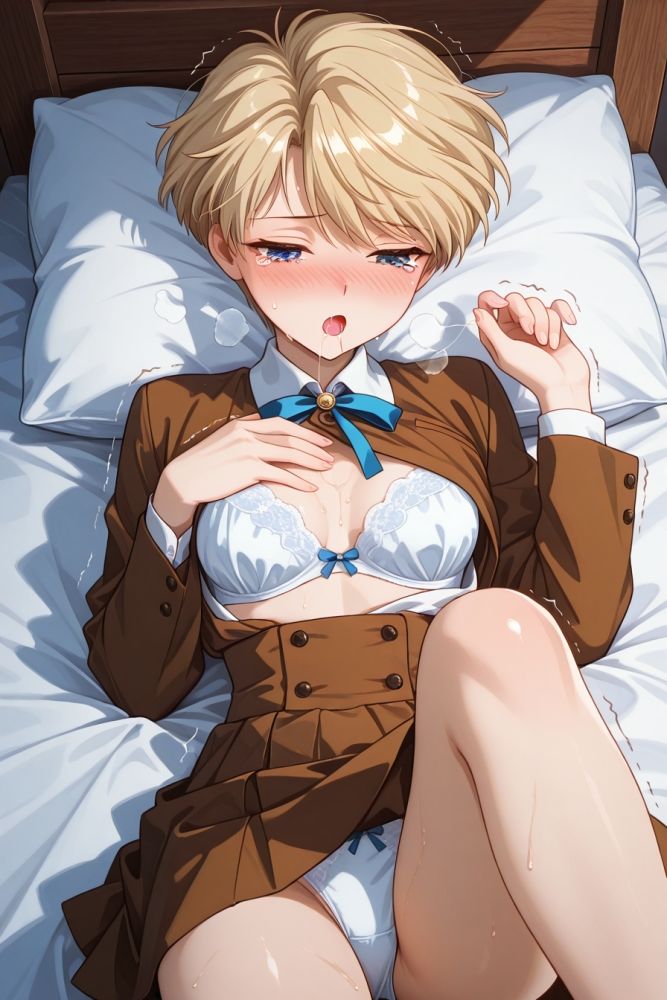 サンプル画像2:強さと弱さの分かれ目「本郷唯」(晩のおかず) [d_685856]