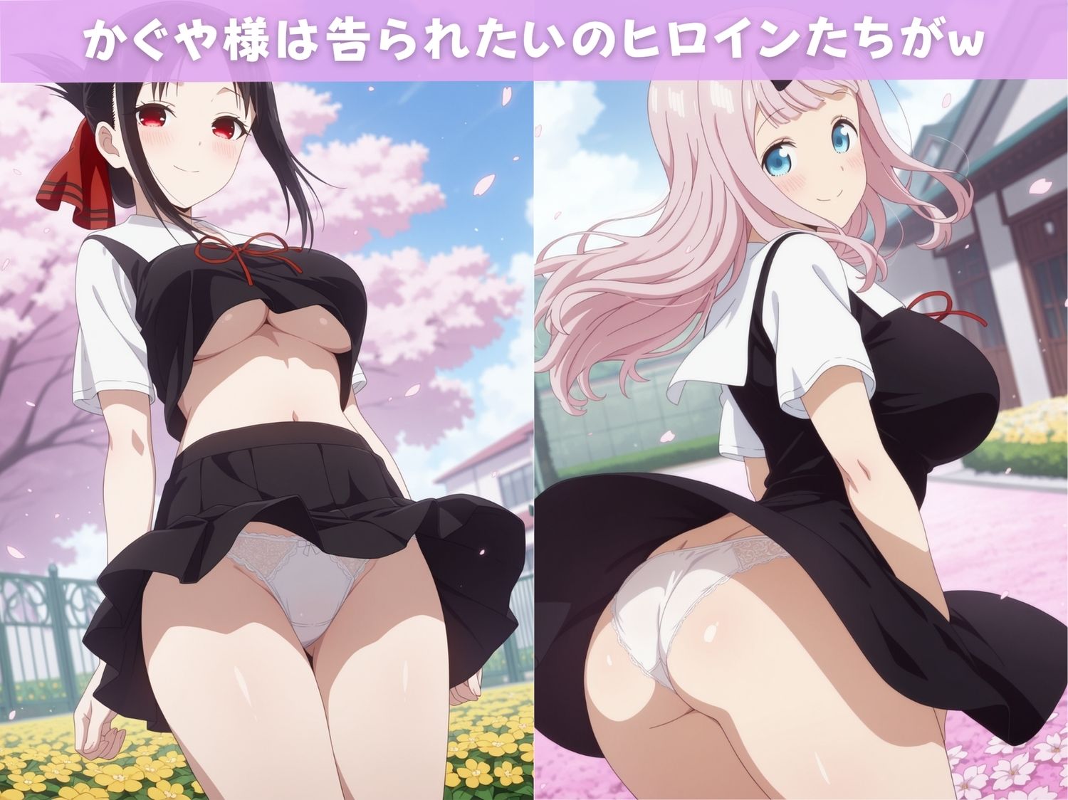 ハーレムおじさんの孕ませ催●アプリ【かぐや●は告らせたい】 画像1