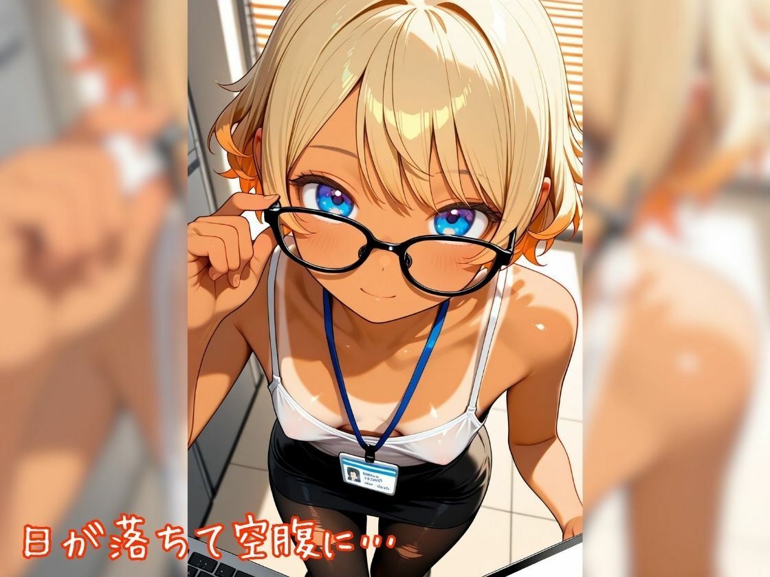 OL黒ギャルの秘密の休日出勤【縦長500枚】6