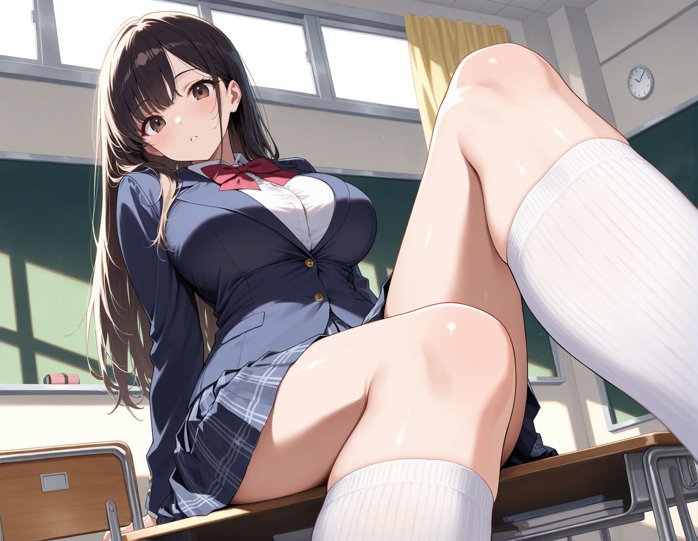 爆乳女子校生種づけ  清楚な彼女はみんなの性処理おもちゃ 画像1