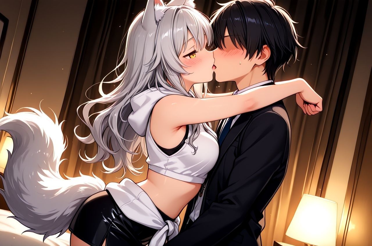 サンプル画像3:拾われケモミミメイドのシルヴィ2  疲れた坊ちゃまをホテルに連れ込んでいっぱいえっちなことしちゃうお話(えっちなメイド喫茶) [d_686001]