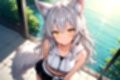 拾われケモミミメイドのシルヴィ2  疲れた坊ちゃまをホテルに連れ込んでいっぱいえっちなことしちゃうお話