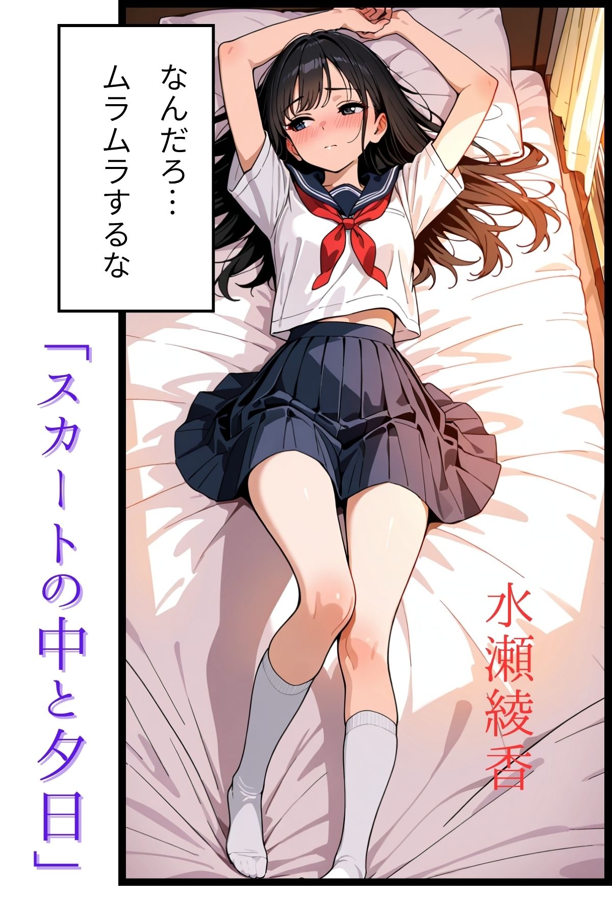 「スカートの中と夕日」〜放課後ひとりきりの部屋で濡れる想い〜 画像1