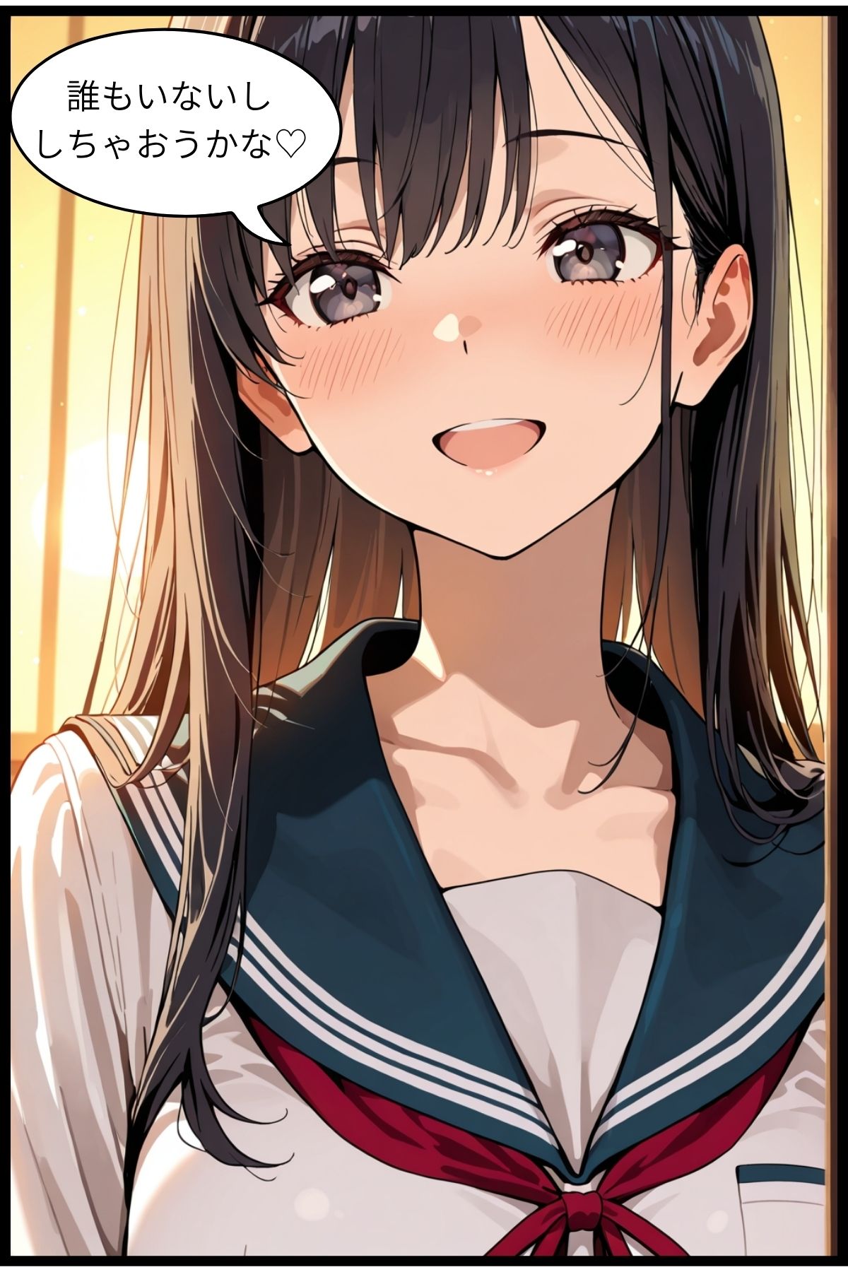 「スカートの中と夕日」〜放課後ひとりきりの部屋で濡れる想い〜 画像2