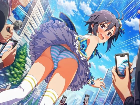 サンプル画像4:0003  風の強い日のアイドル活動  動画13個(oziru@aiart) [d_686081]