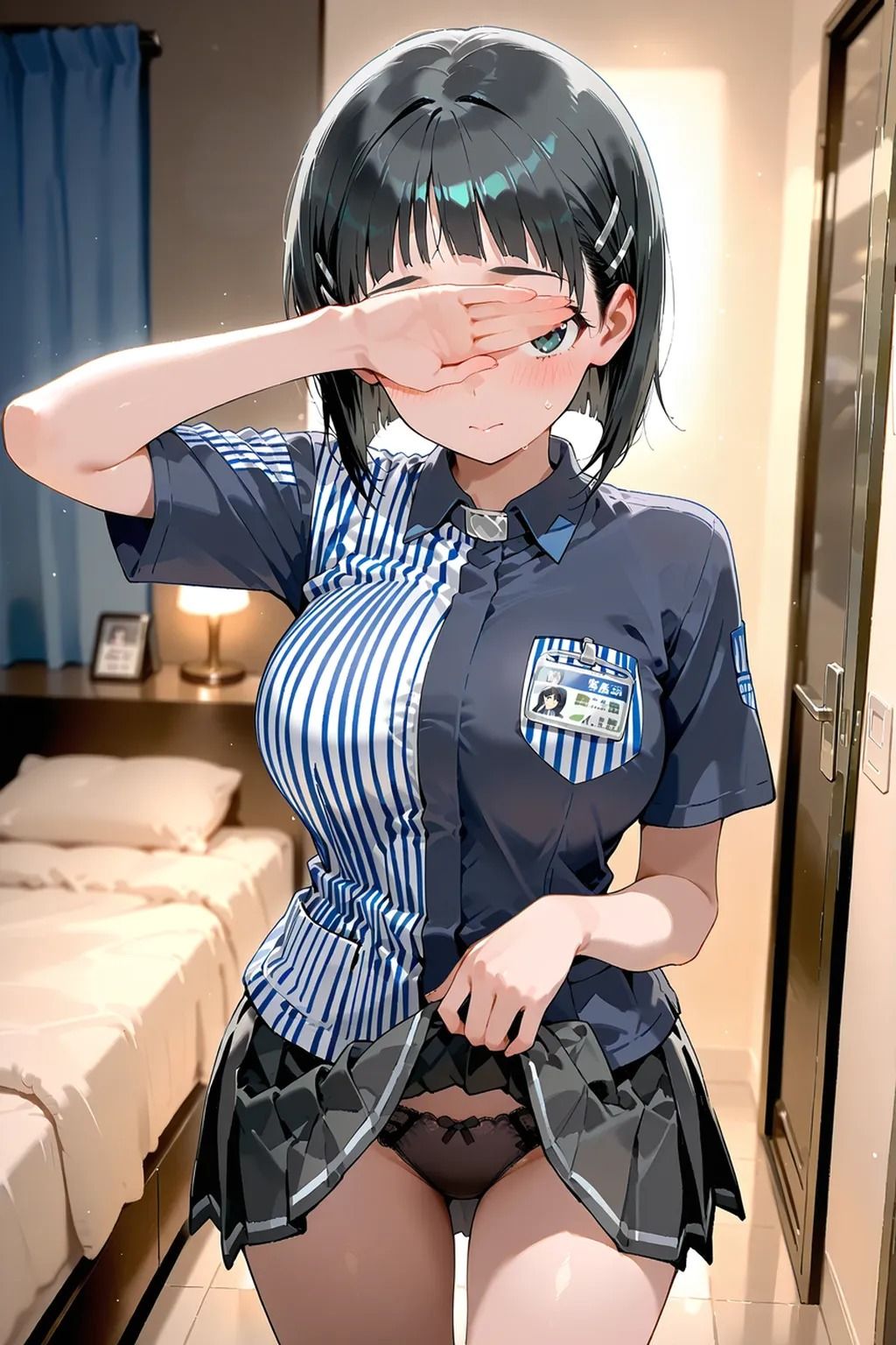 サンプル画像5:直葉と恥じらいコスチュームプレイ(カルビタウン) [d_686089]