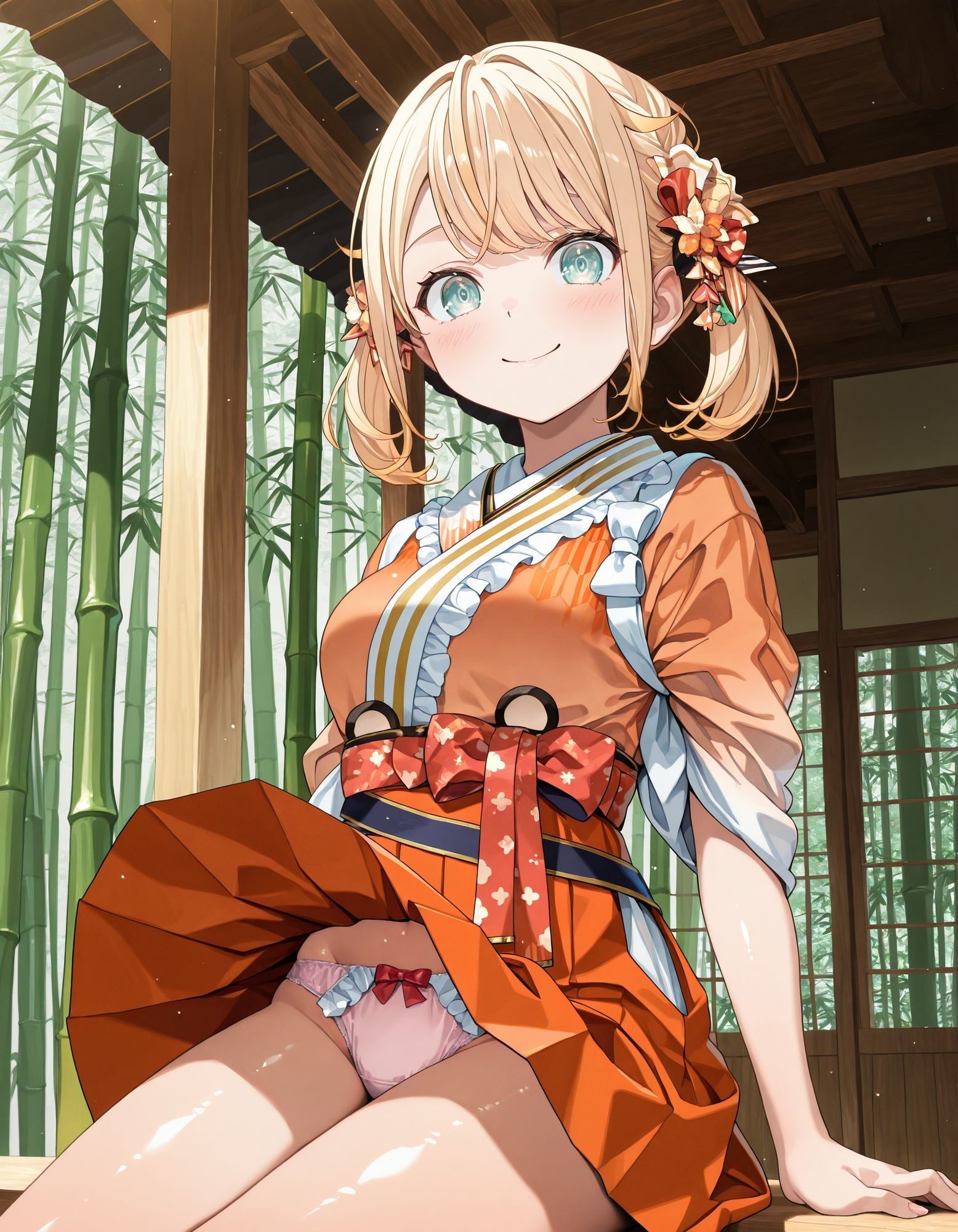 風〇いろはのパンチラ 画像4