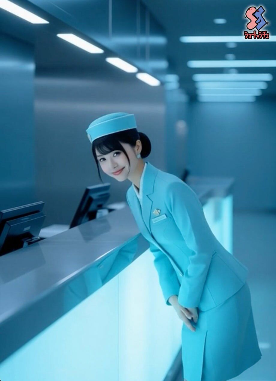 サンプル画像1:憧れの受付嬢をEV内で(ショート・シチュ) [d_686142]