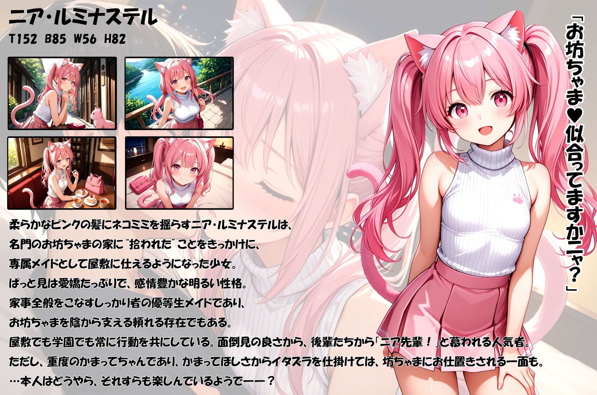 拾われネコミミメイドのニア 2 疲れた坊ちゃまをホテルに連れ込んでいっぱいえっちなことをしちゃうお話 画像1