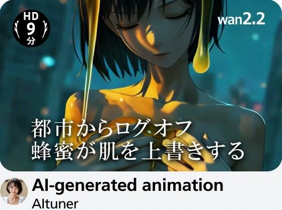 d_686216｜【9分HD】都市からログオフ――蜂蜜が肌を上書きする【AItuner】