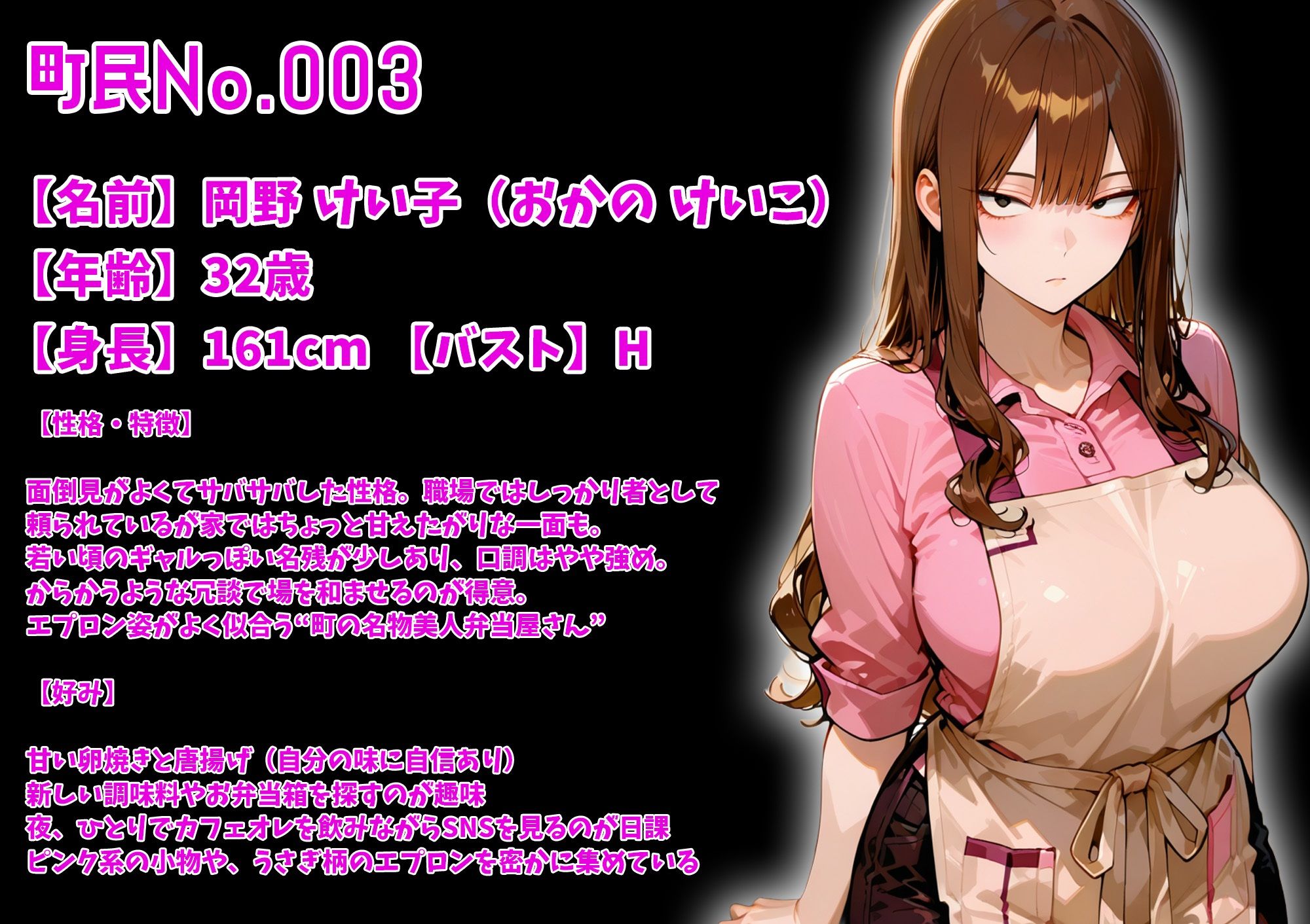 サンプル画像1:町民交配録。町長権限で即ハメしちゃいました〜岡野 けい子編〜(腰振町自治会) [d_686240]