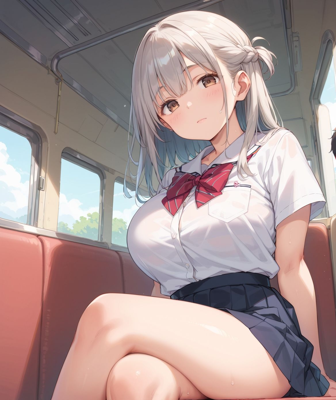 サンプル画像5:通学中のあの娘は、制服の下の誘惑を見せつけてくる04(よたすたるおーぶ) [d_686257]