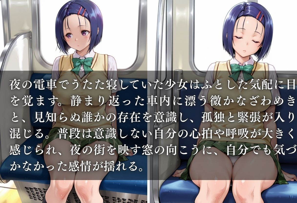 サンプル画像1:夜行線 その電車に帰り道なし 春菜編(シコライド研究所) [d_686348]