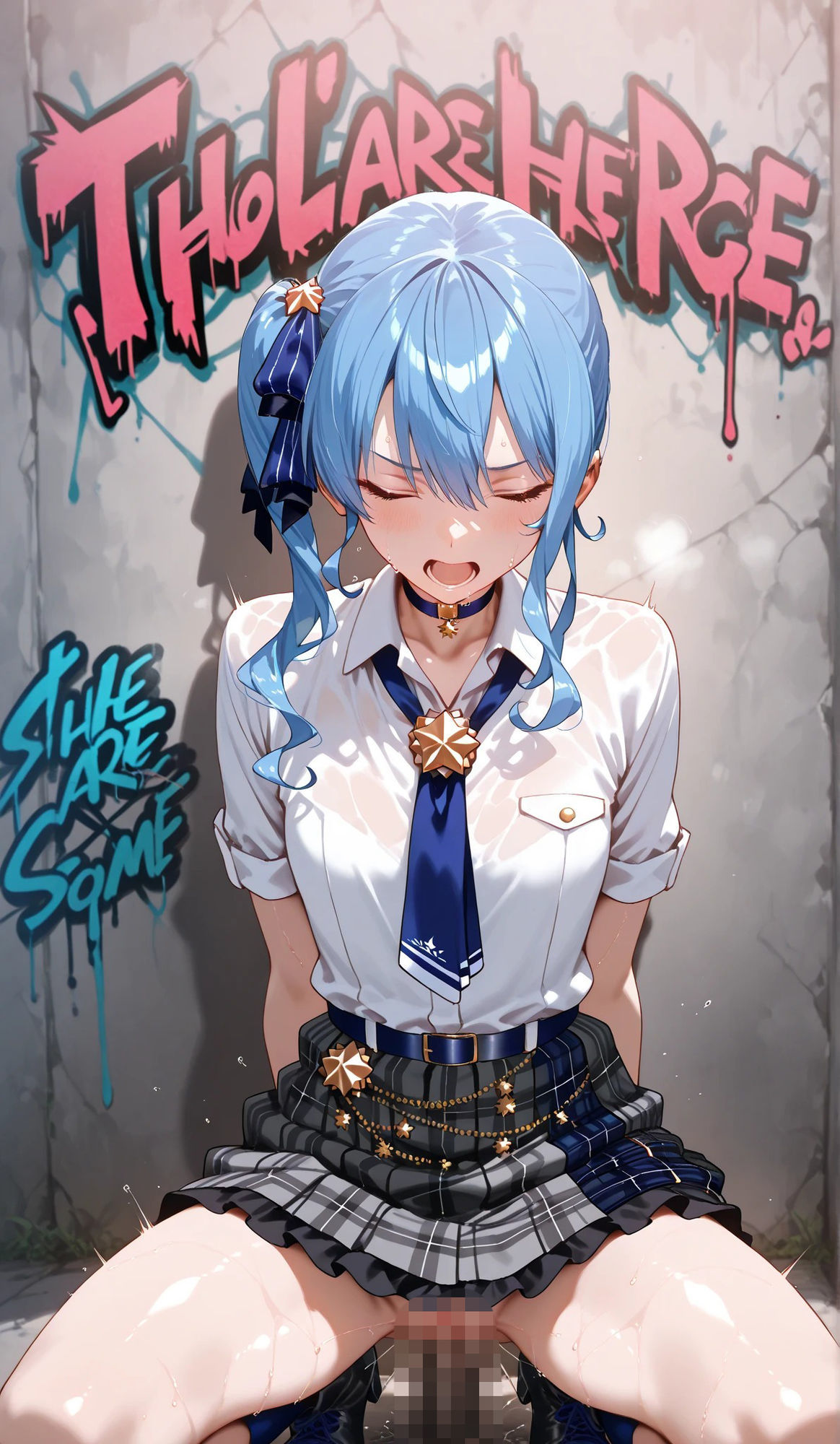 サンプル画像5:「星街すいせい」イラスト集（91枚）(推しAI作品展) [d_686352]