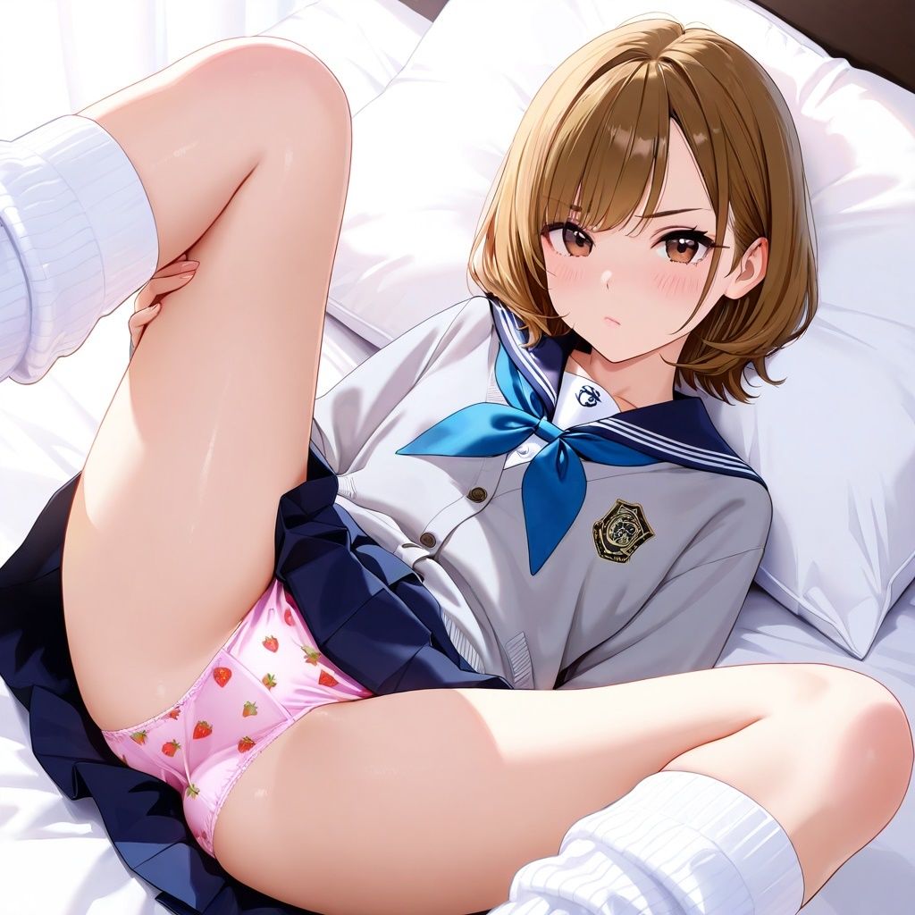 ルーズソックスJKのM字パンチラVol.5 画像2