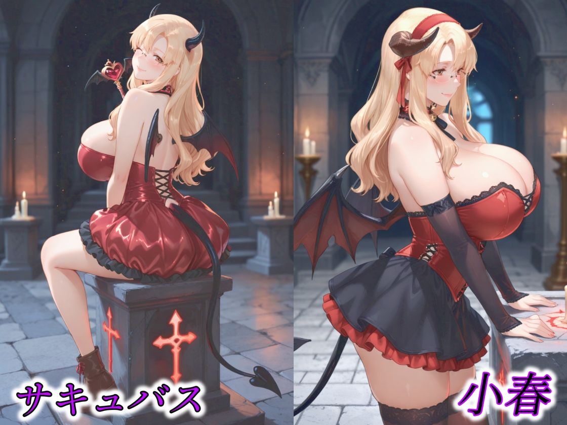 京香・結花・小春 Halloween Collection キョンシー＆サキュバス 画像6