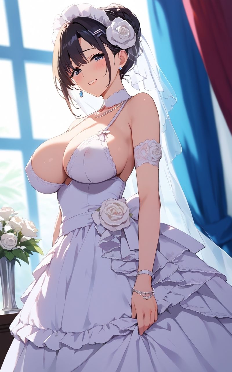 White Sin2 〜堕ちゆく花嫁〜  【AIヌードイラスト写真集】 画像1