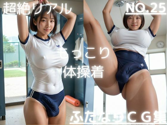 【超絶リアル！！もっこり体操着！！ふたなりCG集No.25【もっこり・体操着・各種ポーズ】112枚】　by　AI男の娘ちゃんず