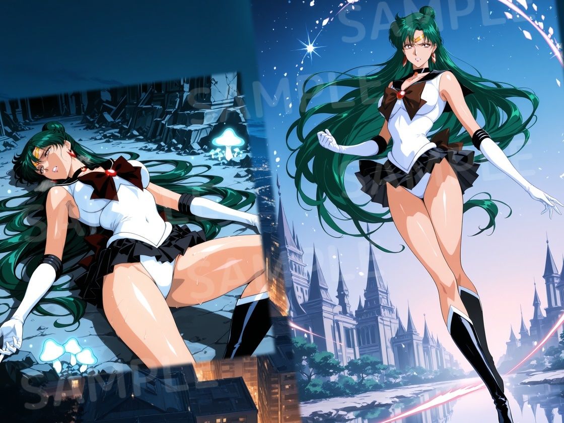 サンプル画像2:美〇女戦士図鑑〜外部戦士秘録 Part 1〜(三種の神器) [d_686567]