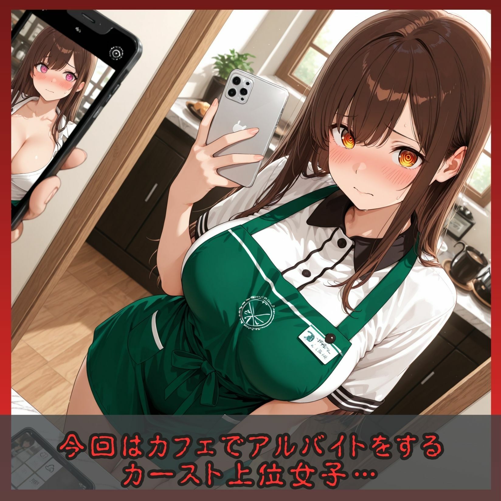 サンプル画像2:女子校生催●即堕ち〜バ先のカフェで僕を苛めたカースト上位に復讐〜(チクワとまんじゅう) [d_686598]