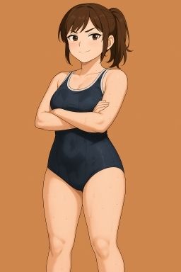 スクール水着の女の子が運動してるだけ 2 画像1
