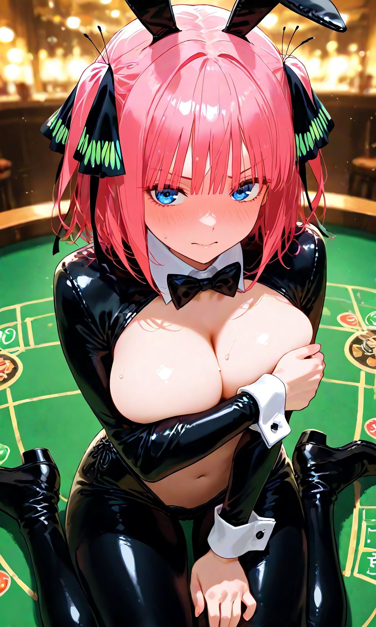 二乃と逆バニーえっち 画像1