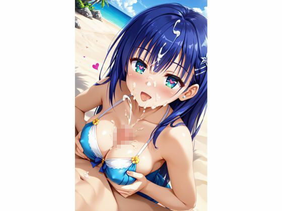 水着少女パ〇ズリ サンプル画像 3