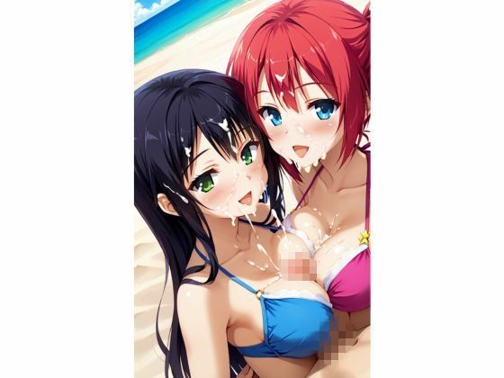 水着少女パ〇ズリ サンプル画像 4