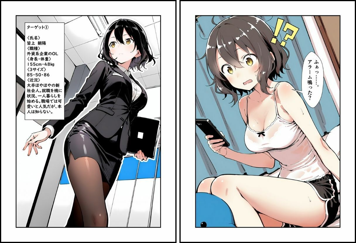 サンプル画像3:いと、おかし〜OL・皆上朝陽編 1〜(挫折神経痛朋友会（depoo)) [d_686730]