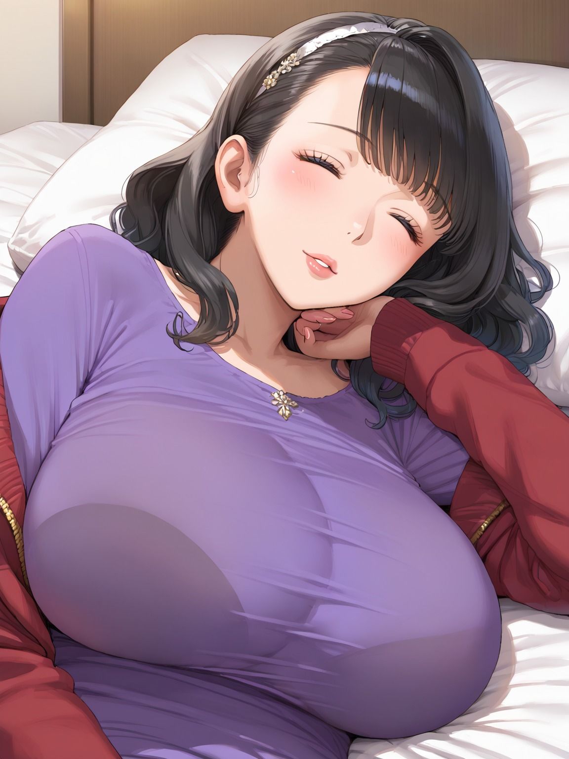 サンプル画像1:禁断家族〜母と僕らの甘い関係〜(みずいろマリン) [d_686742]