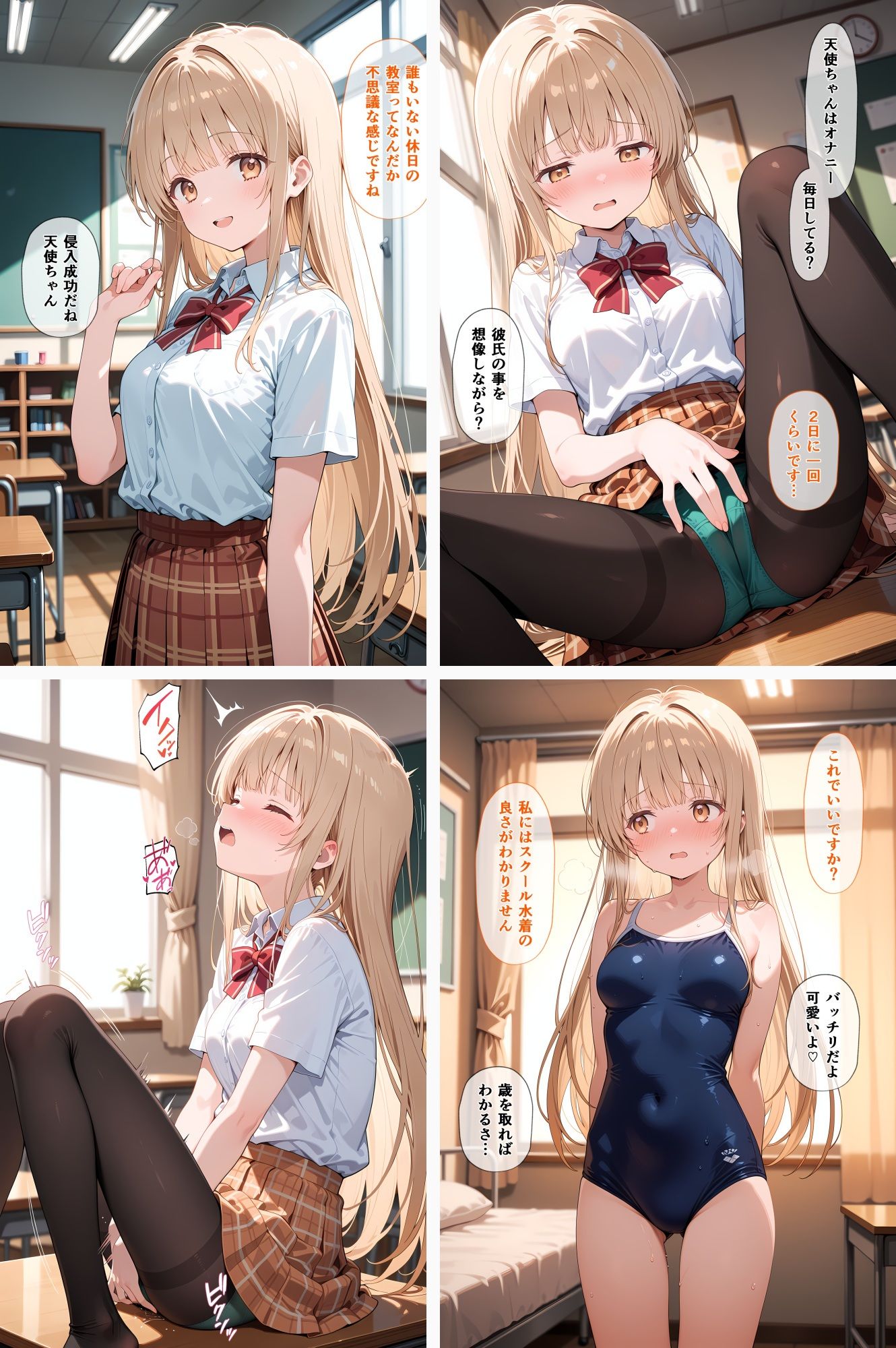 サンプル画像3:天使のパパ活 〜お隣の天使様がいつの間にかおじさんと寝ていた件〜(なつラボ) [d_686763]