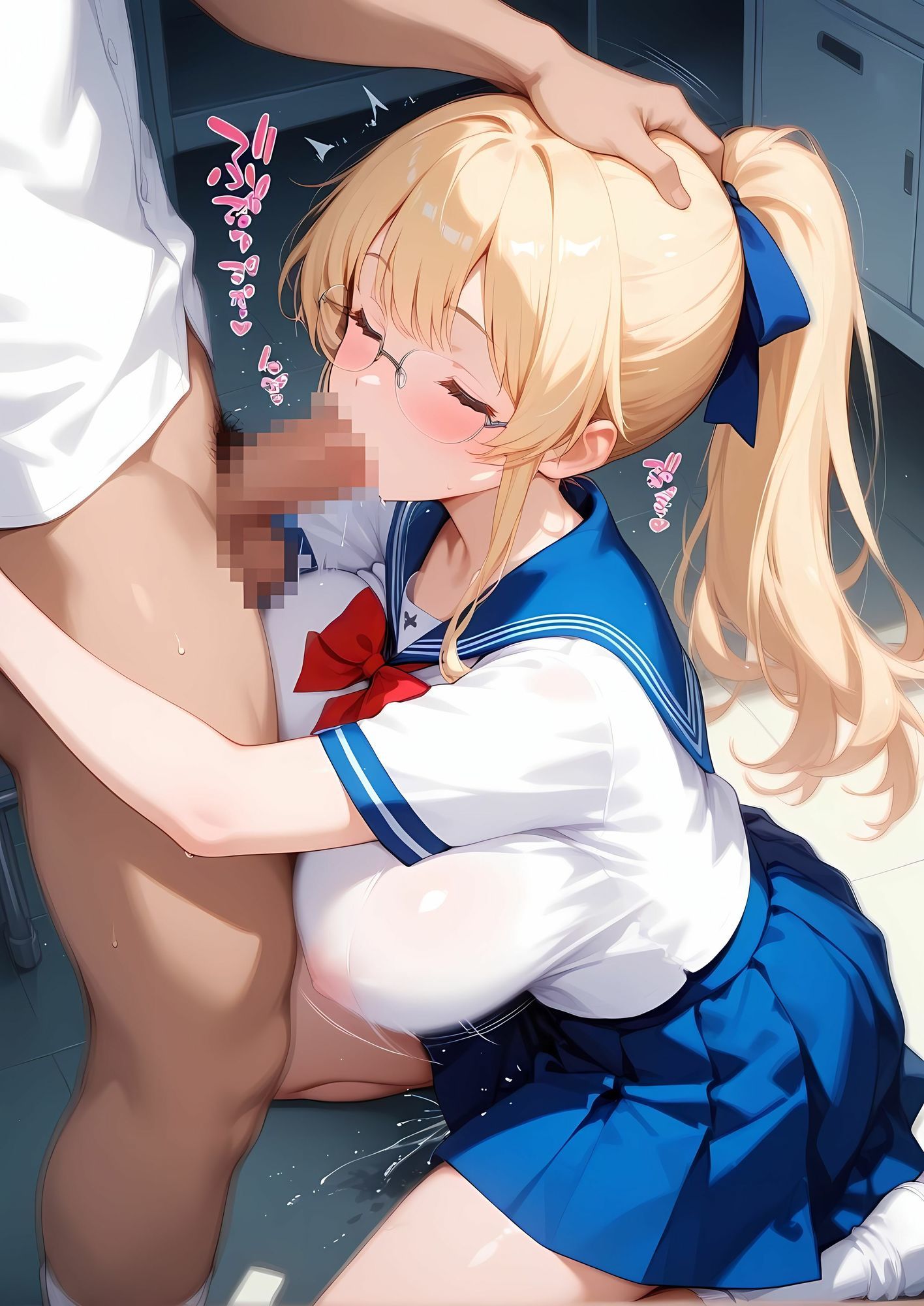 サンプル画像3:めがねっこ連続絶頂(爆乳の園) [d_686797]