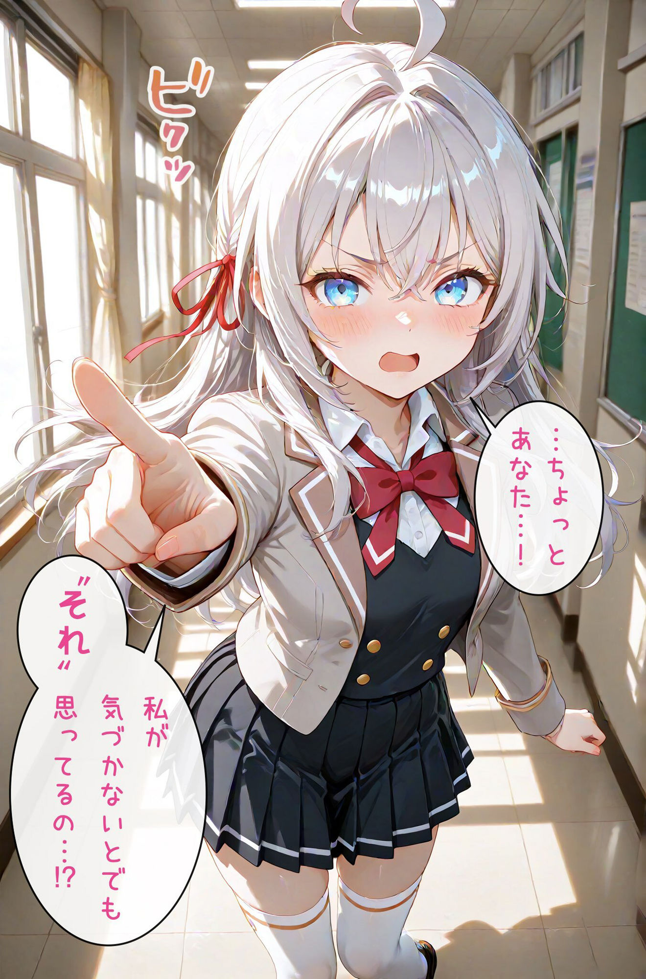 「はめデレ」隣の席の銀髪美女が抜いてくれる話 画像2